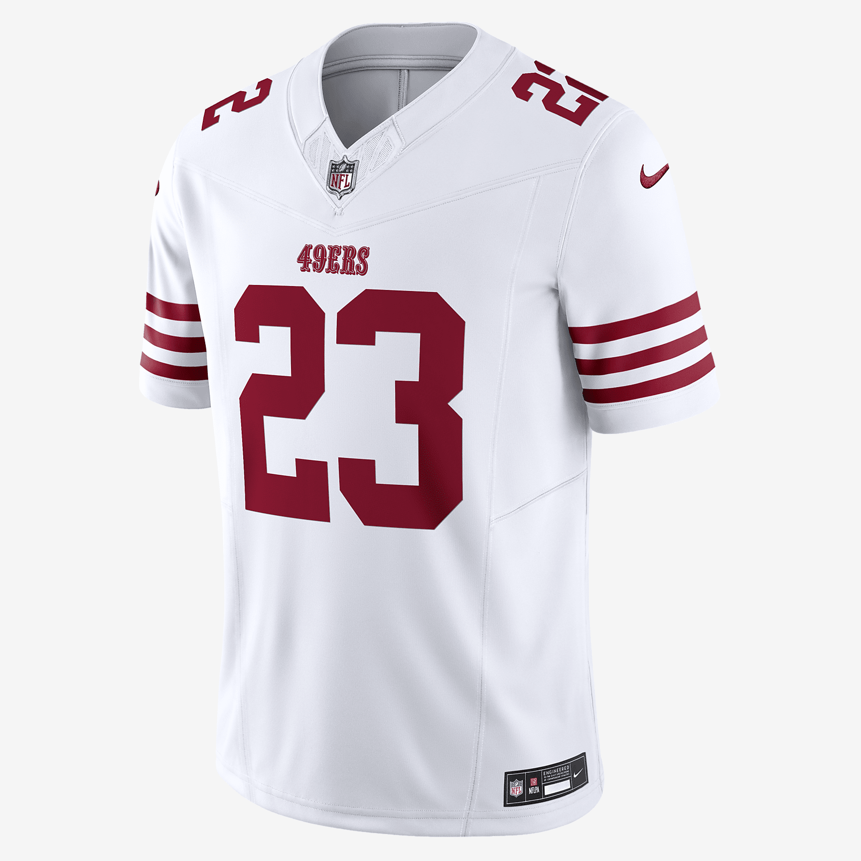 Nike San Francisco 49ers No33 Tarvarius Moore White Super Bowl LIV 2020 Men's Stitched NFL Vapor Untouchable Limited Jersey
